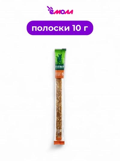 Titbit жевательные пластинки с индейкой размер S 10 г