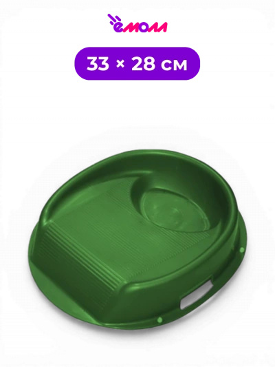 Зооник туалет для кошек для приучения к унитазу пластиковый с присосками 330 × 280 мм 390 × 330 × 70 мм