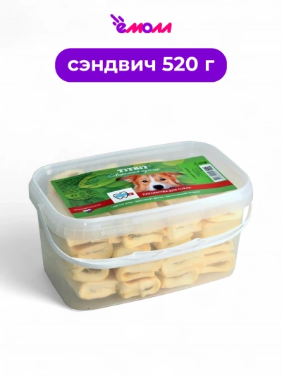 Titbit сэндвич из говядины пластик банка 3.3 л 0.52 кг