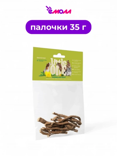 Little One лакомство для грызунов корень одуванчика 35 г